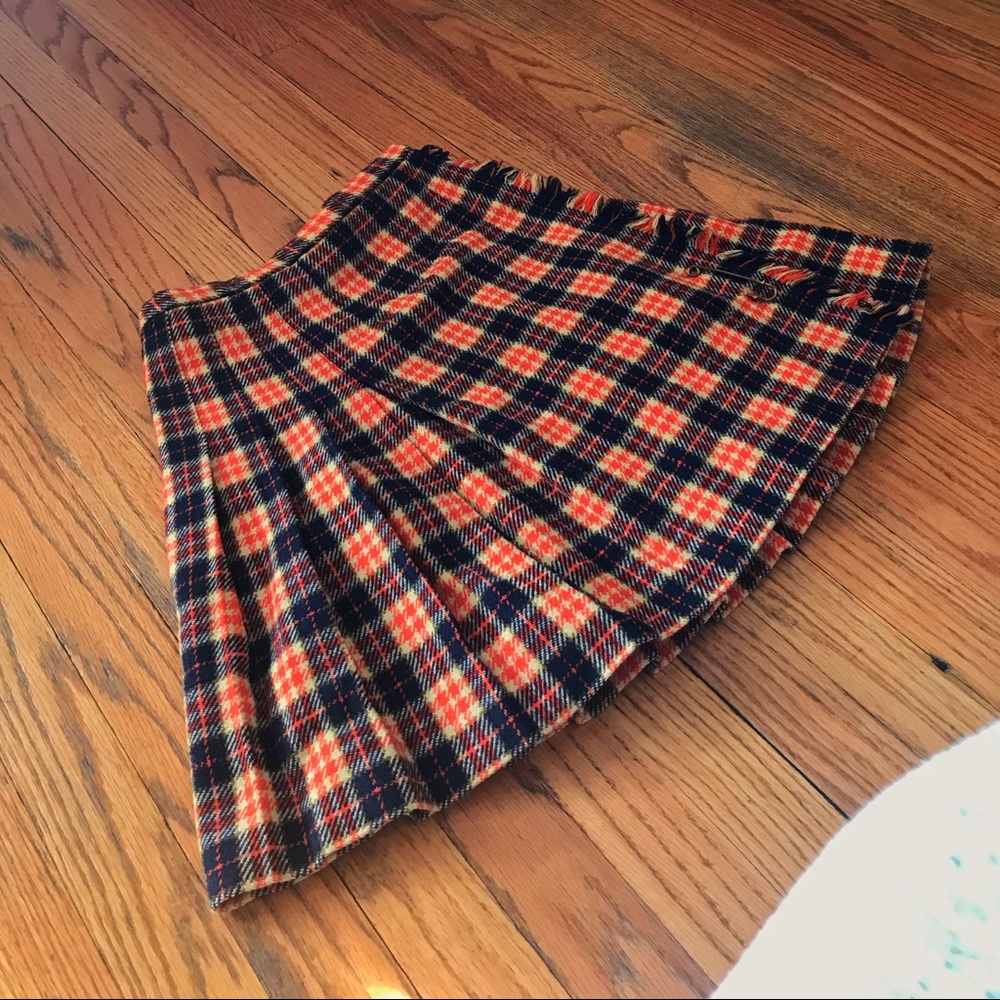 Vintage Wool Tennis Skirt